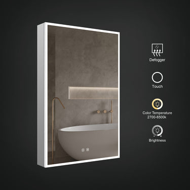 ICO Bath Jackson LED Medicine Cabinet IJ11 Additional Image View 10