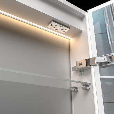 ICO Bath Jackson LED Medicine Cabinet IJ11 Additional Image View 3