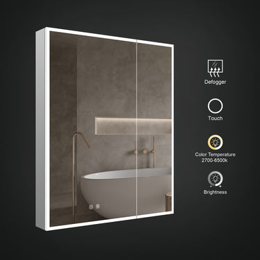 ICO Bath Jackson LED Medicine Cabinet IJ11 Additional Image View 9