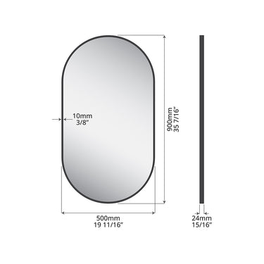 ICO Bath Morgan 20"x36" Mirror IM11 Additional Image View 12