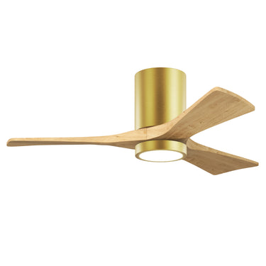 Matthews Fan Irene-3HLK Three Blade Flush Mount Paddle Fan with integrated 5CCT LED image 1