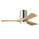 Matthews Fan Irene-3HLK Three Blade Flush Mount Paddle Fan with integrated 5CCT LED image 4
