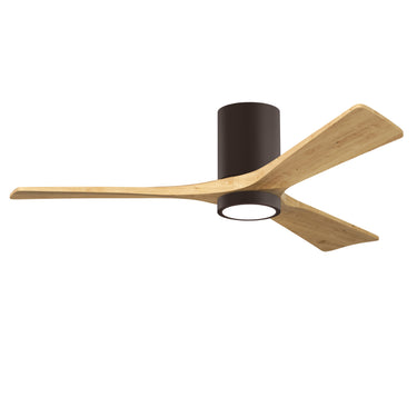 Matthews Fan Irene-3HLK Three Blade Flush Mount Paddle Fan with integrated 5CCT LED image 12