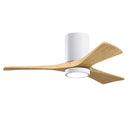 Matthews Fan Irene-3HLK Three Blade Flush Mount Paddle Fan with integrated 5CCT LED image 5