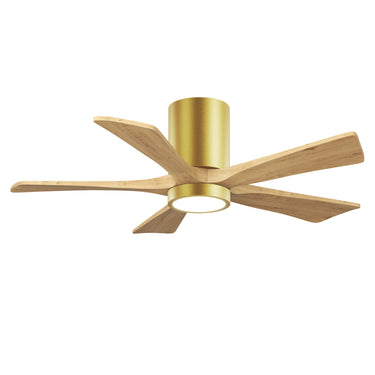 Matthews Fan Irene-5HLK Five Blade Flush Mount Paddle Fan with Integrated 5CCT LED image 1