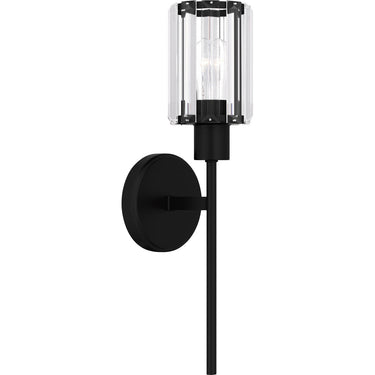 Isla 1 Light Wall Sconce in Matte Black 1