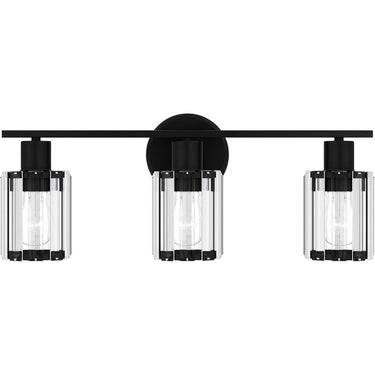 Isla 3 Light Bath Light in Matte Black 1