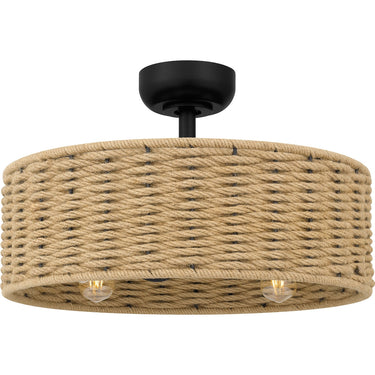 Islander 4 Light Fandelier in Matte Black 1