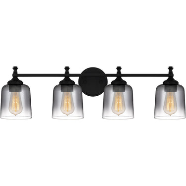 Jenson 4 Light Bath Light in Matte Black 5