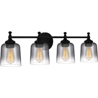 Jenson 4 Light Bath Light in Matte Black 6