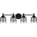 Jenson 4 Light Bath Light in Matte Black 1