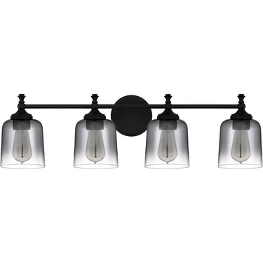 Jenson 4 Light Bath Light in Matte Black 1