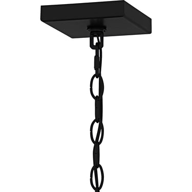 Jett 1 Light Outdoor Pendant in Matte Black 2
