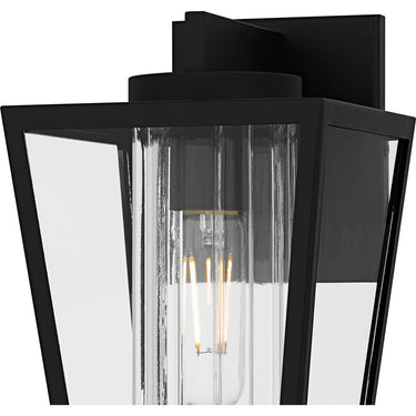 Jett 1 Light Outdoor Wall Sconce in Matte Black 2