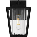 Jett 1 Light Outdoor Wall Sconce in Matte Black 3