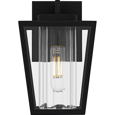 Jett 1 Light Outdoor Wall Sconce in Matte Black 3