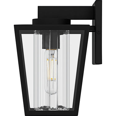 Jett 1 Light Outdoor Wall Sconce in Matte Black 4