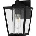 Jett 1 Light Outdoor Wall Sconce in Matte Black 1