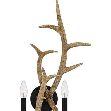 Journey 2 Light Wall Sconce in Earth Black 2