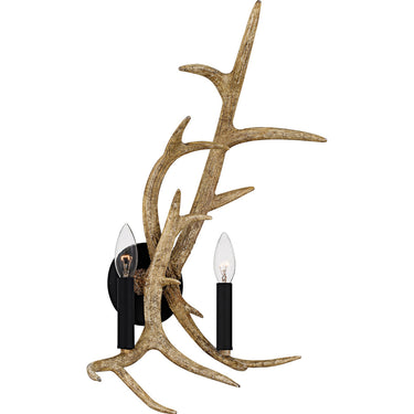 Journey 2 Light Wall Sconce in Earth Black 3