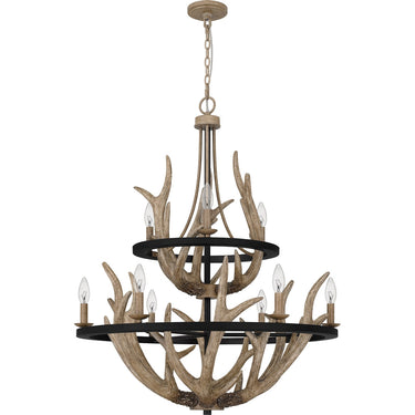 Journey 9 Light Chandelier in Earth Black 3