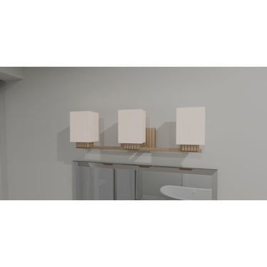 Joyner 3 Light Bath Light in Bronze Gold 4