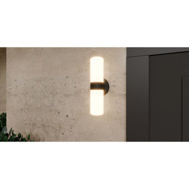 Kaia KAI8405MBK Outdoor Wall Sconce in Matte Black 2