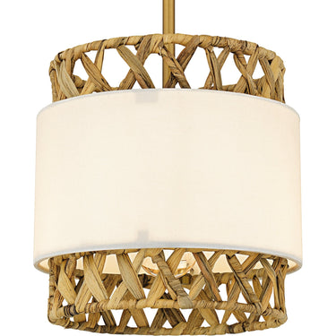 Kate 1 Light Mini Pendant in Brushed Gold 2