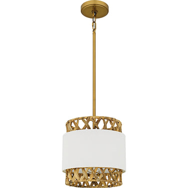 Kate 1 Light Mini Pendant in Brushed Gold 4