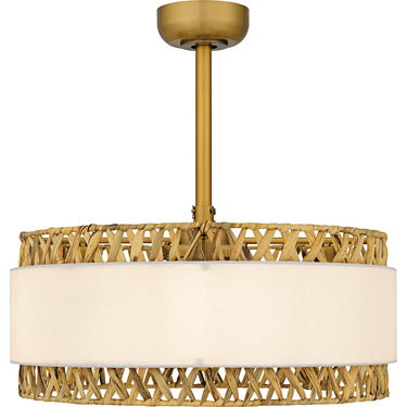 Kate 4 Light Fandelier in Brushed Gold 5