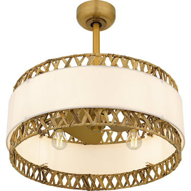 Kate 4 Light Fandelier in Brushed Gold 6