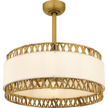 Kate 4 Light Fandelier in Brushed Gold 1
