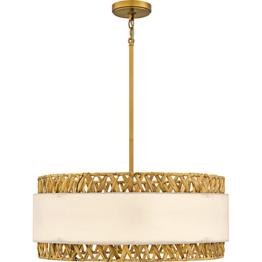 Kate 5 Light Pendant in Brushed Gold 4