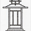 KC-9 Arroyo Craftsman Kennebec 9" Outdoor Column Mount - Crescent Harbor