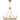 Kelleher 5 Light Chandelier in Nouveau Painted Weathered Brass 1