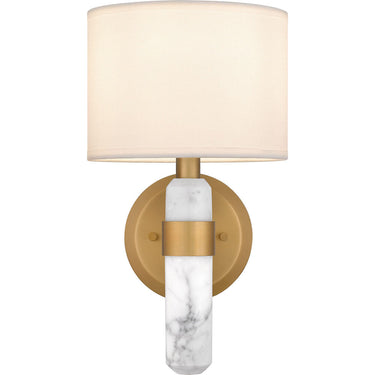 Kimberly 1 Light Wall Sconce in Brushed Weathered Brass 1