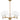 Kimberly 5 Light Chandelier in Brushed Weathered Brass 3