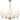 Kimberly 5 Light Chandelier in Brushed Weathered Brass 4