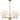Kimberly 5 Light Chandelier in Brushed Weathered Brass 5