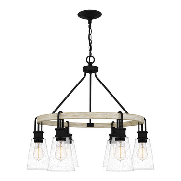 Kingsbridge 6 Light Chandelier in Earth Black 4