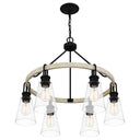 Kingsbridge 6 Light Chandelier in Earth Black 5