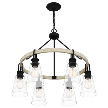 Kingsbridge 6 Light Chandelier in Earth Black 5