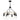 Kingsbridge 6 Light Chandelier in Earth Black 1