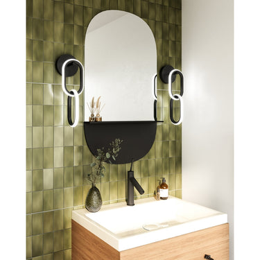 Kuzco Airen WS92617-BK-UNV 17 Inch LED Wall Sconce 1