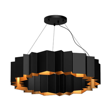 Kuzco Akira CH58030-BK/GD 30 Inch Chandelier