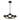 Kuzco Arena CH73418-BK-UNV 18 Inch LED Chandelier 2