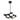 Kuzco Arena CH73418-BK-UNV 18 Inch LED Chandelier
