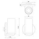 Kuzco Birch WS53505 3 Inch LED Wall Sconce 2