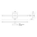 Kuzco Blade VL23524 24 Inch LED Vanity Light 1