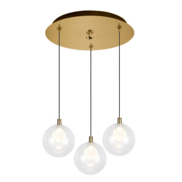 Kuzco Bolla 6-in 3 Head Multi Pendant 1